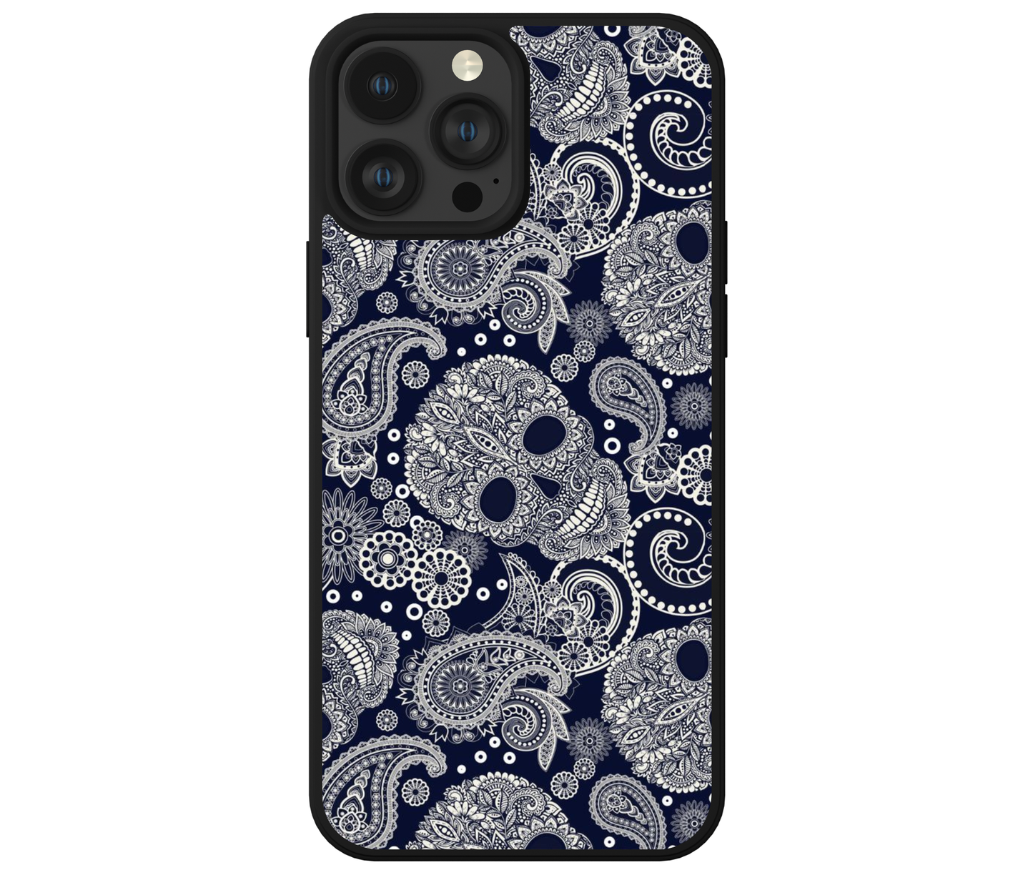 Blue skulls